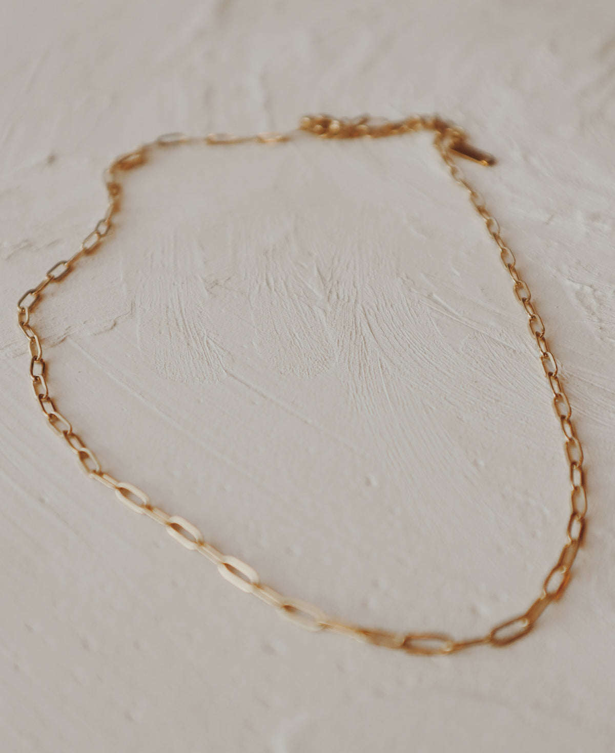 Aubrey Paper Clip Chain Necklace