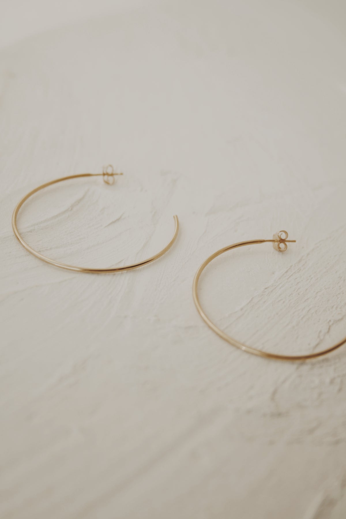 Amalie Large Hoop Earrings- Gold Filled