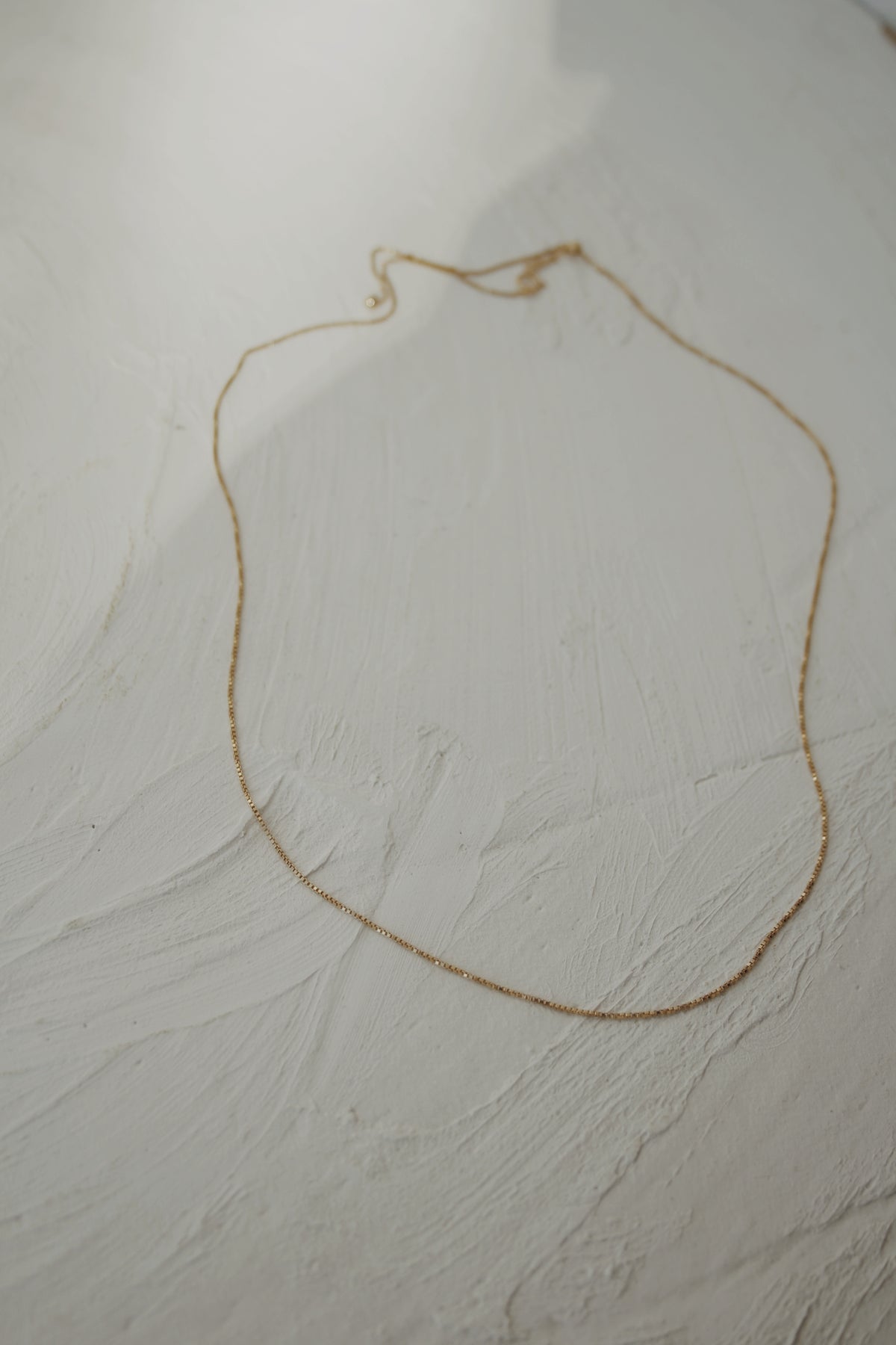 Alistair Adjustable Box Chain- Gold-Filled