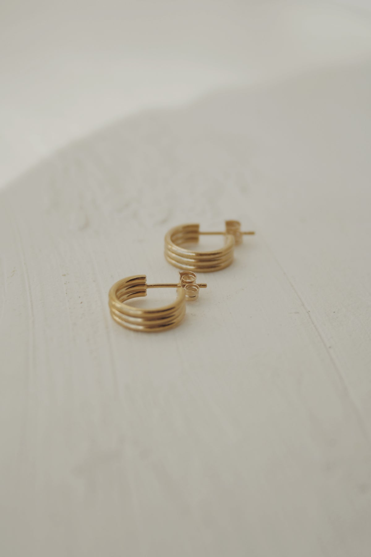 Zella Hoop Earrings- Gold Filled