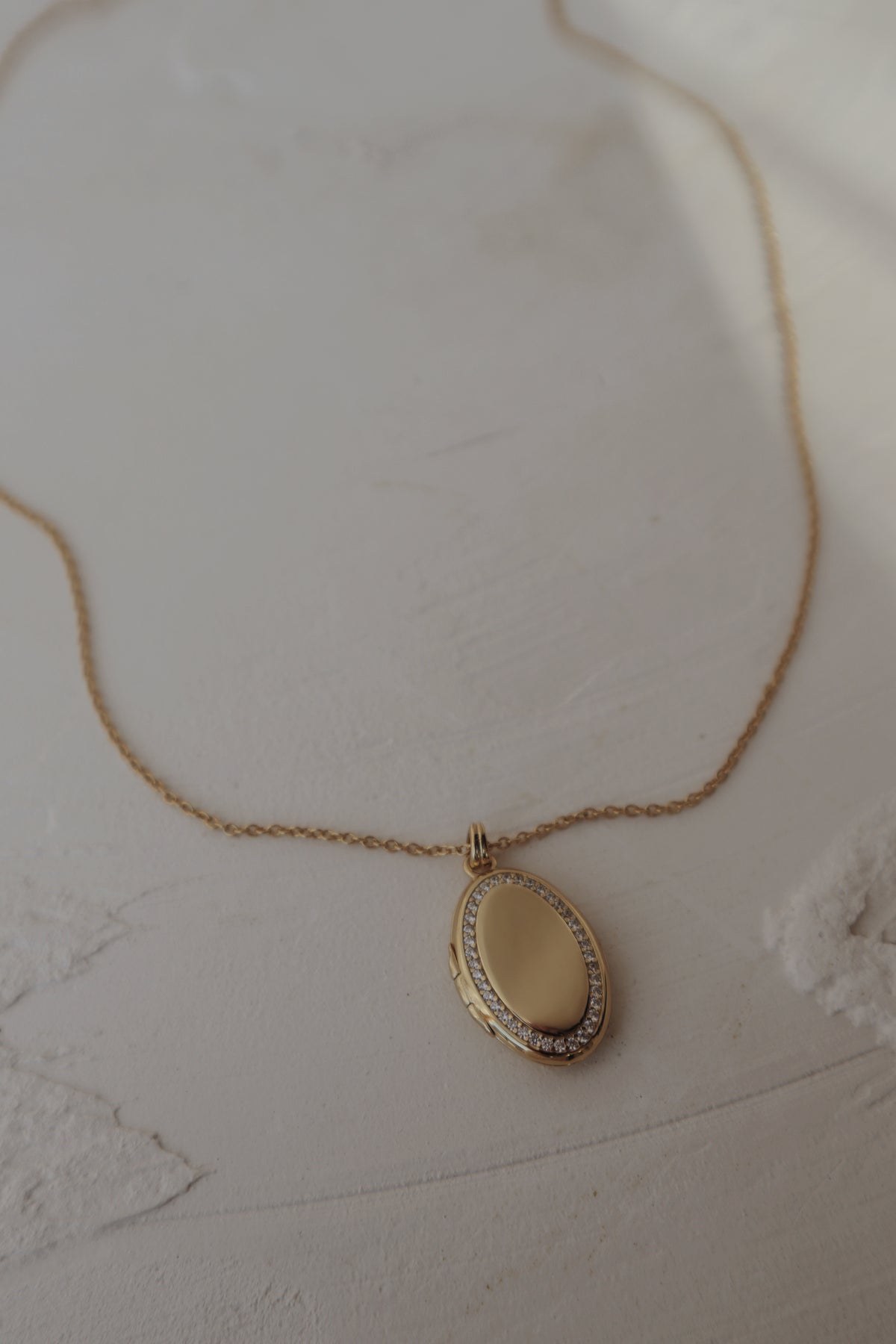 Esmè Locket Necklace - Vermeil