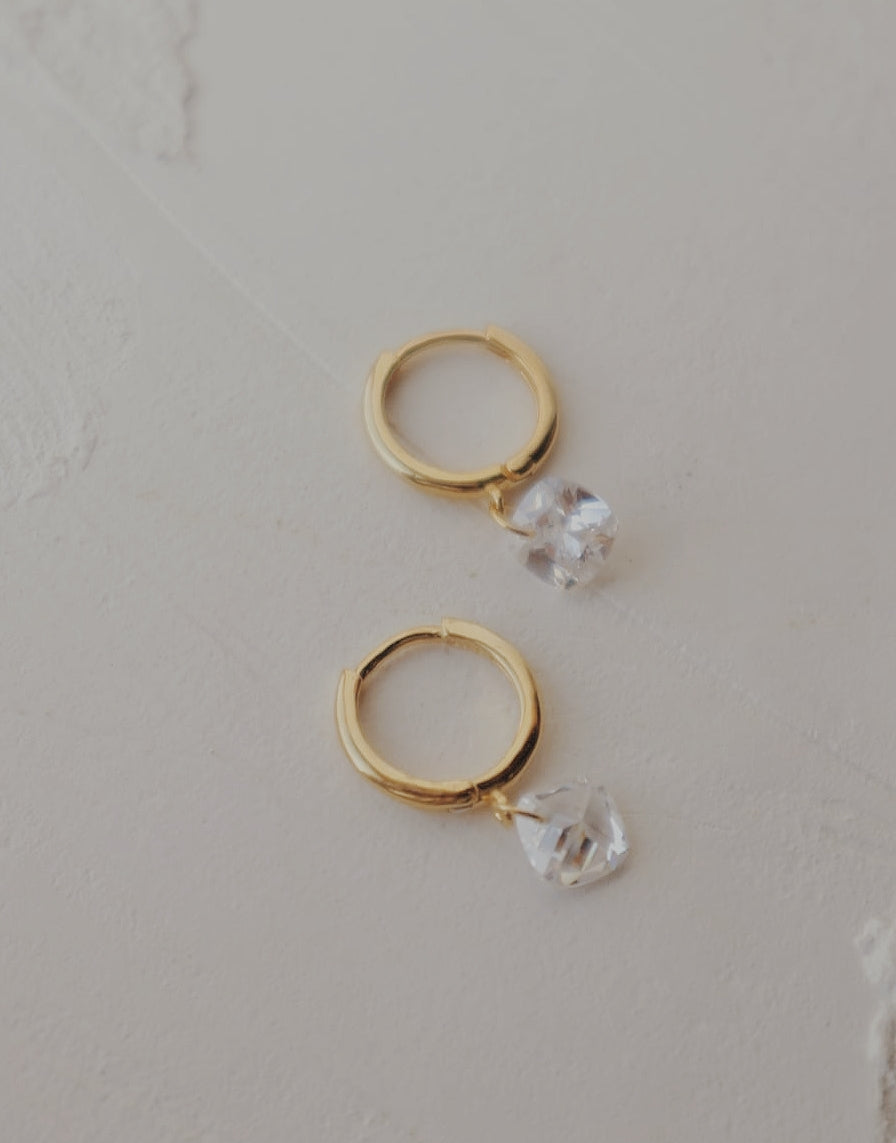 Serena Huggie Hoop Earrings