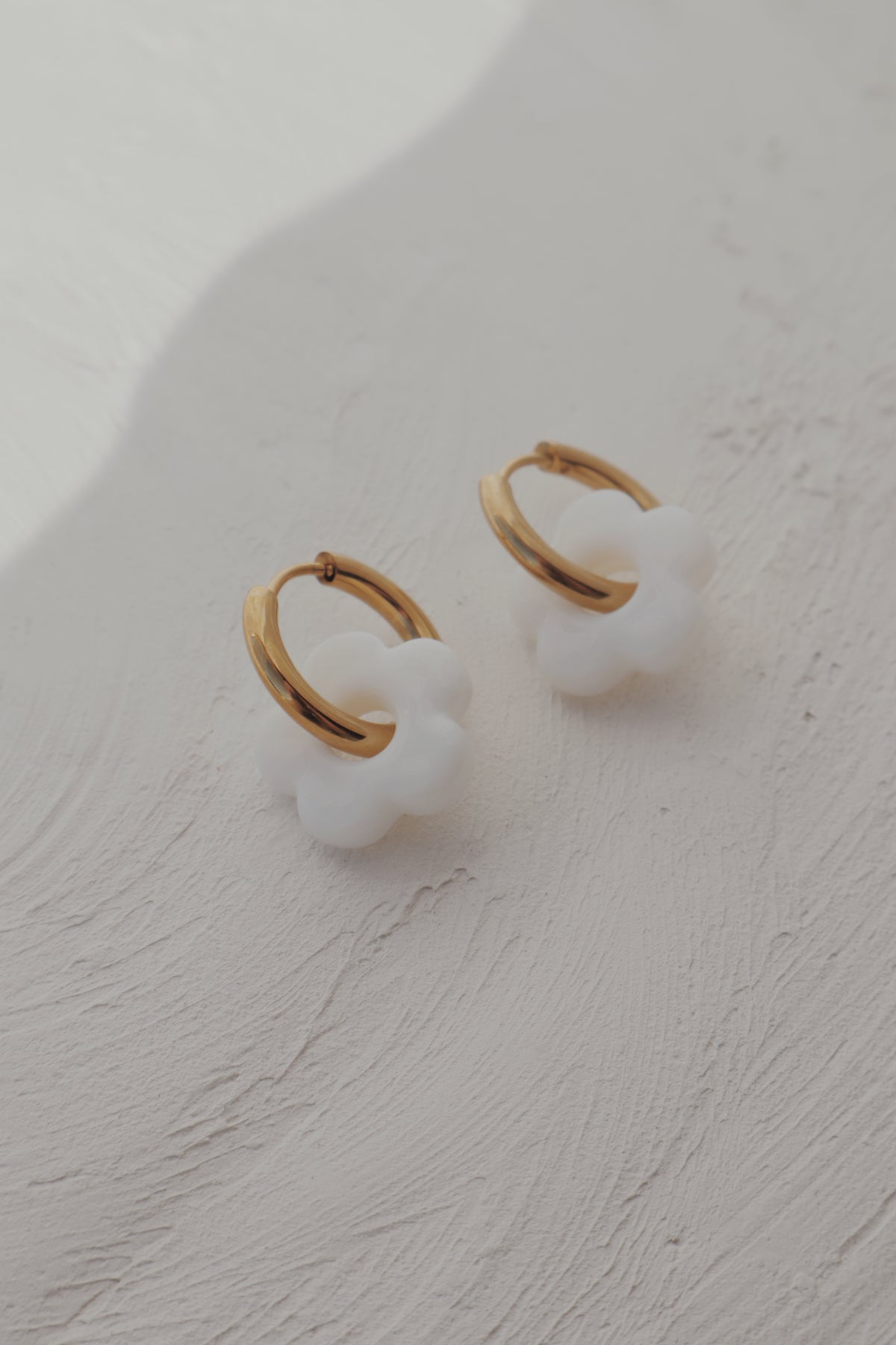 Sugar Cookie Huggie Hoop Earrings