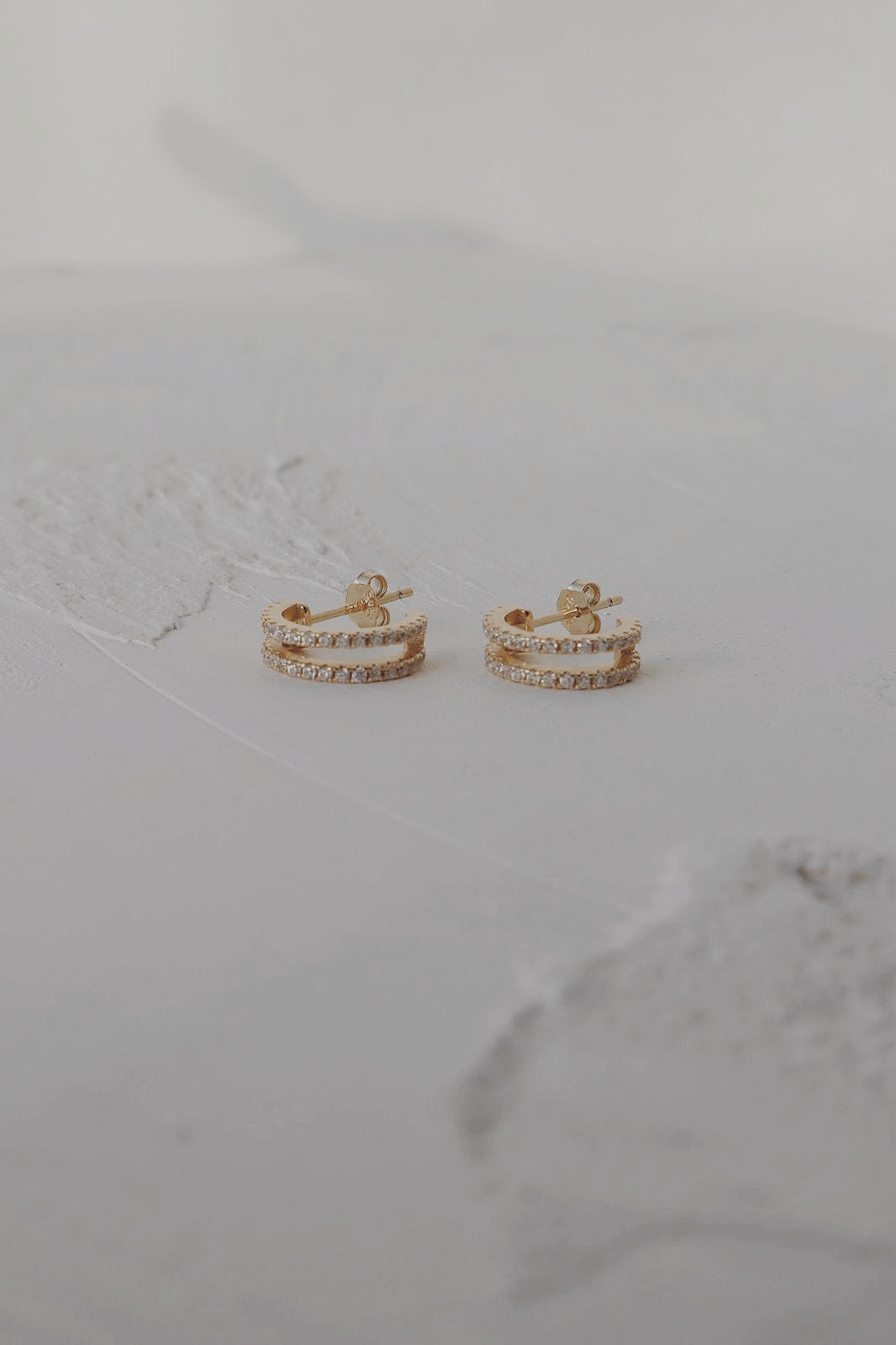 Double Piercing Illusion Hoop Earrings