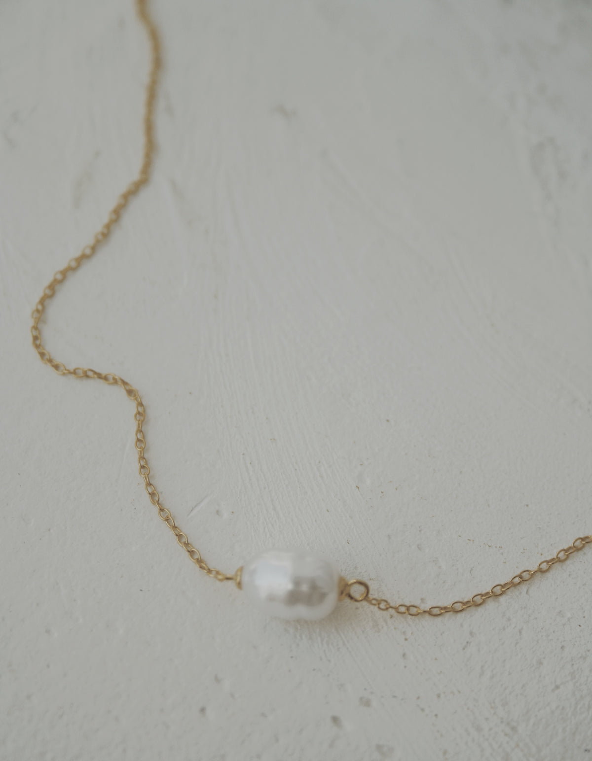 Bazel Pearl Necklace