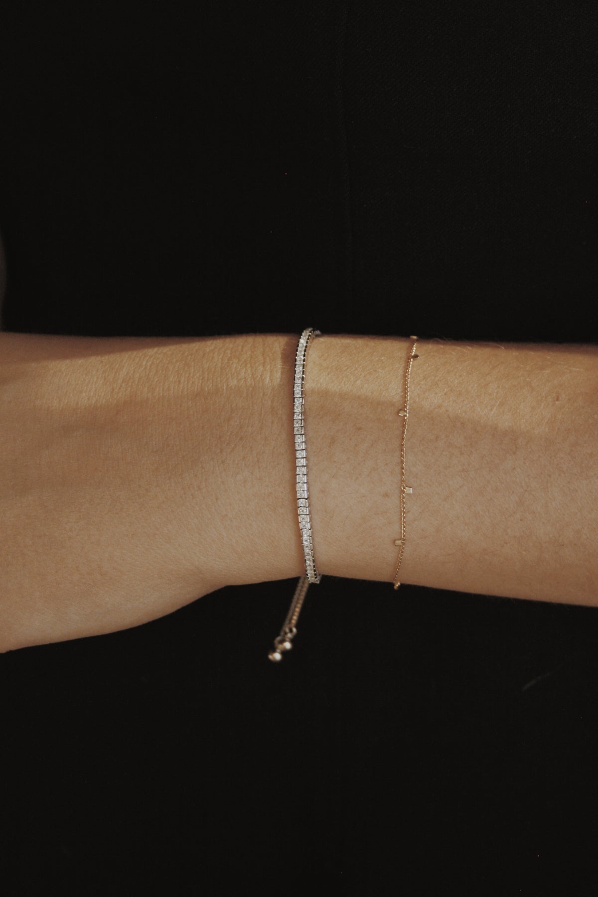 Blythe Baguette Tennis Bracelet- Vermeil