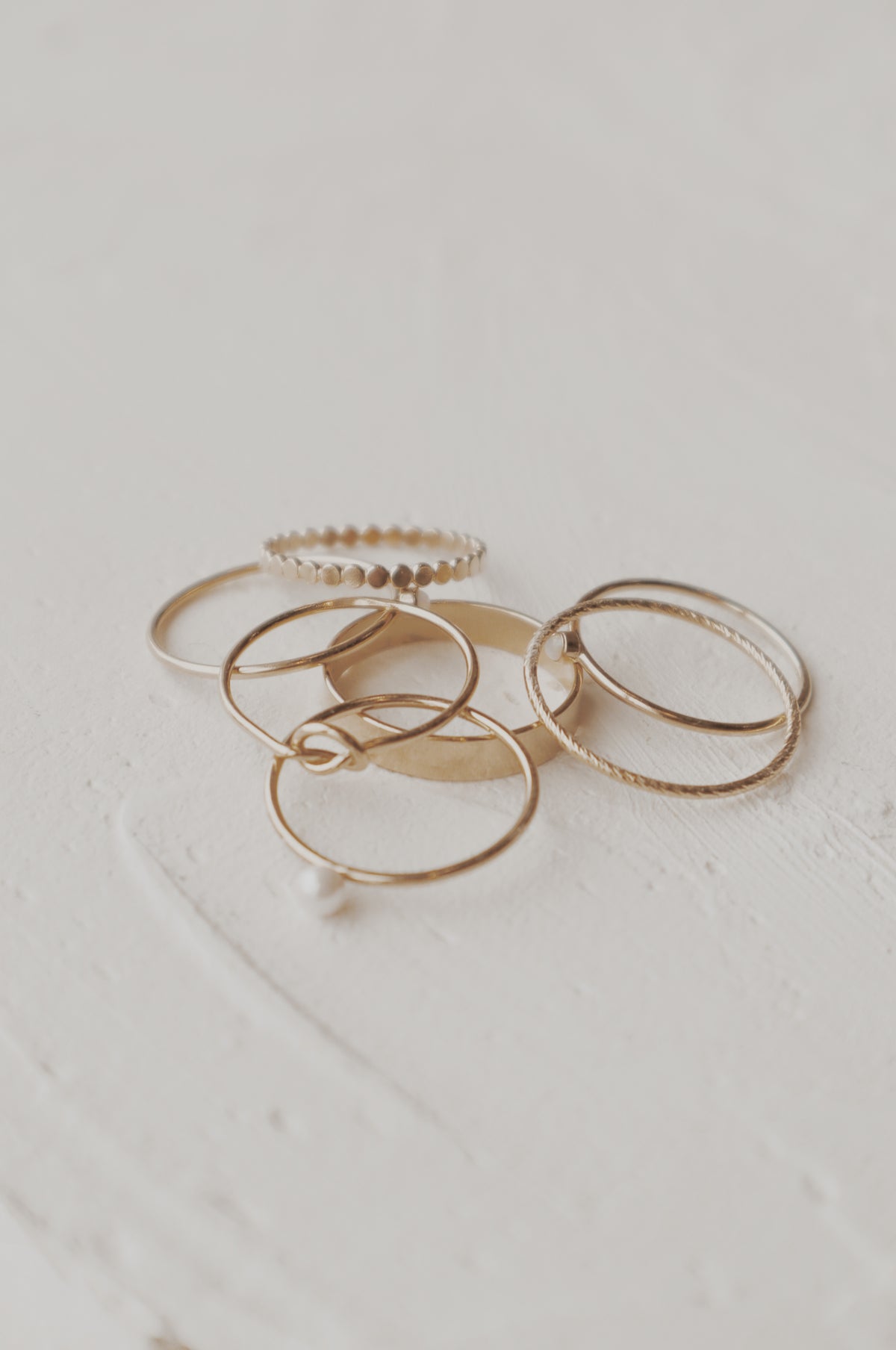 Gold-Filled Stacker Rings