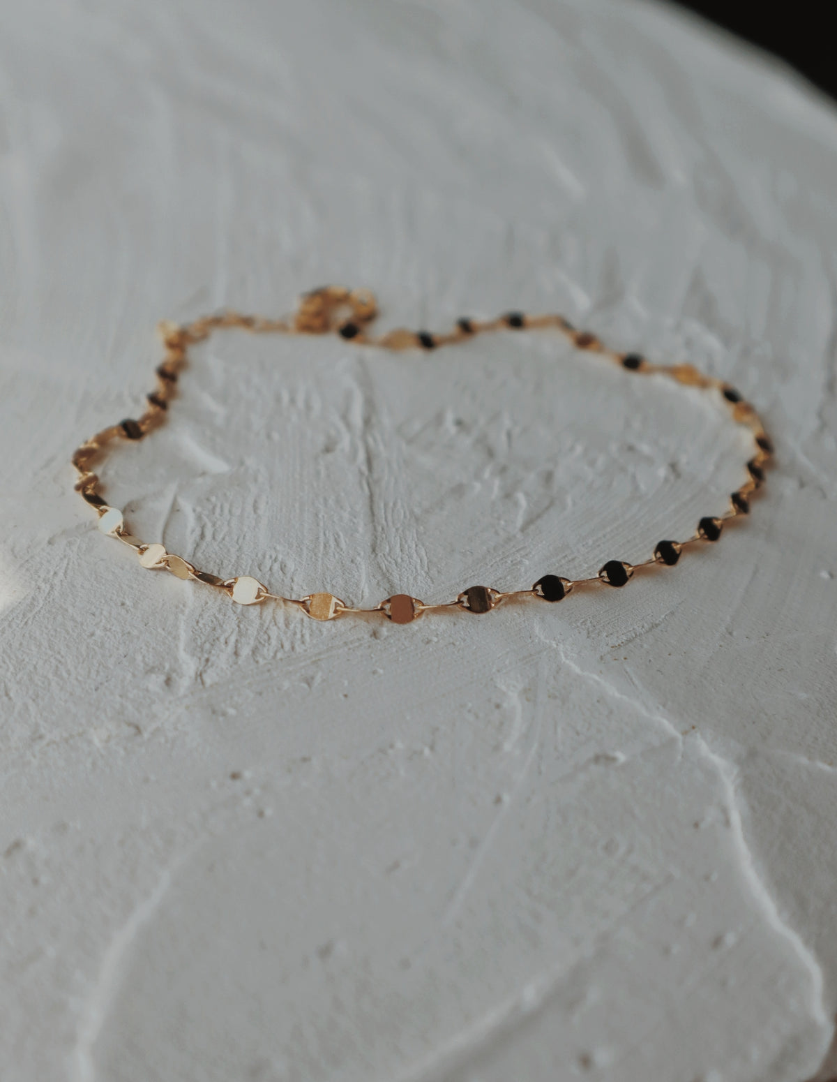 Sparkle Chain Vermeil Anklet