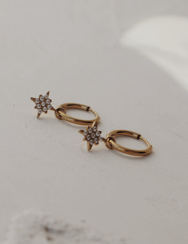 Starstruck Huggie Hoop Earrings