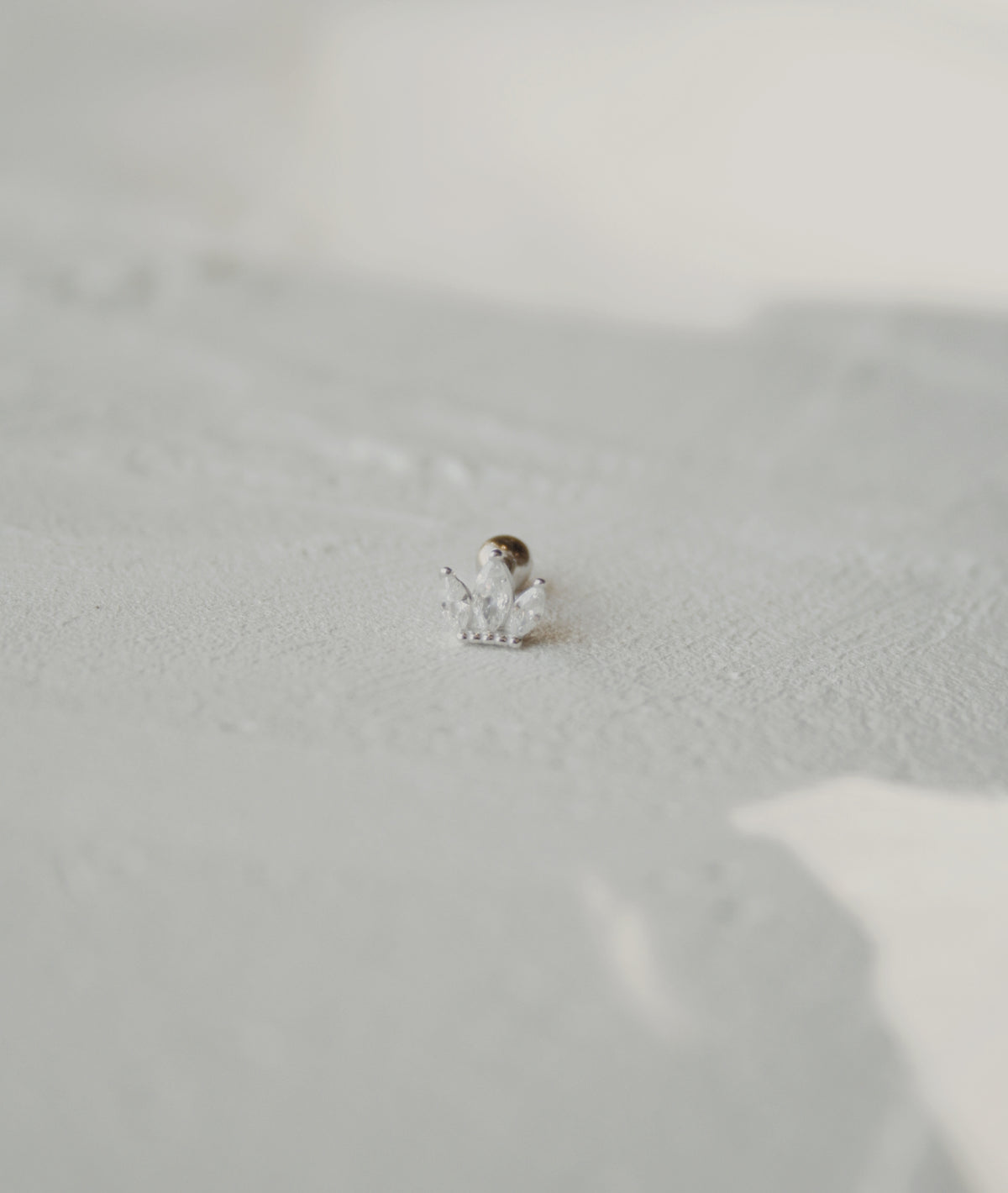 Marquise Petal Cartilage Stud Earring