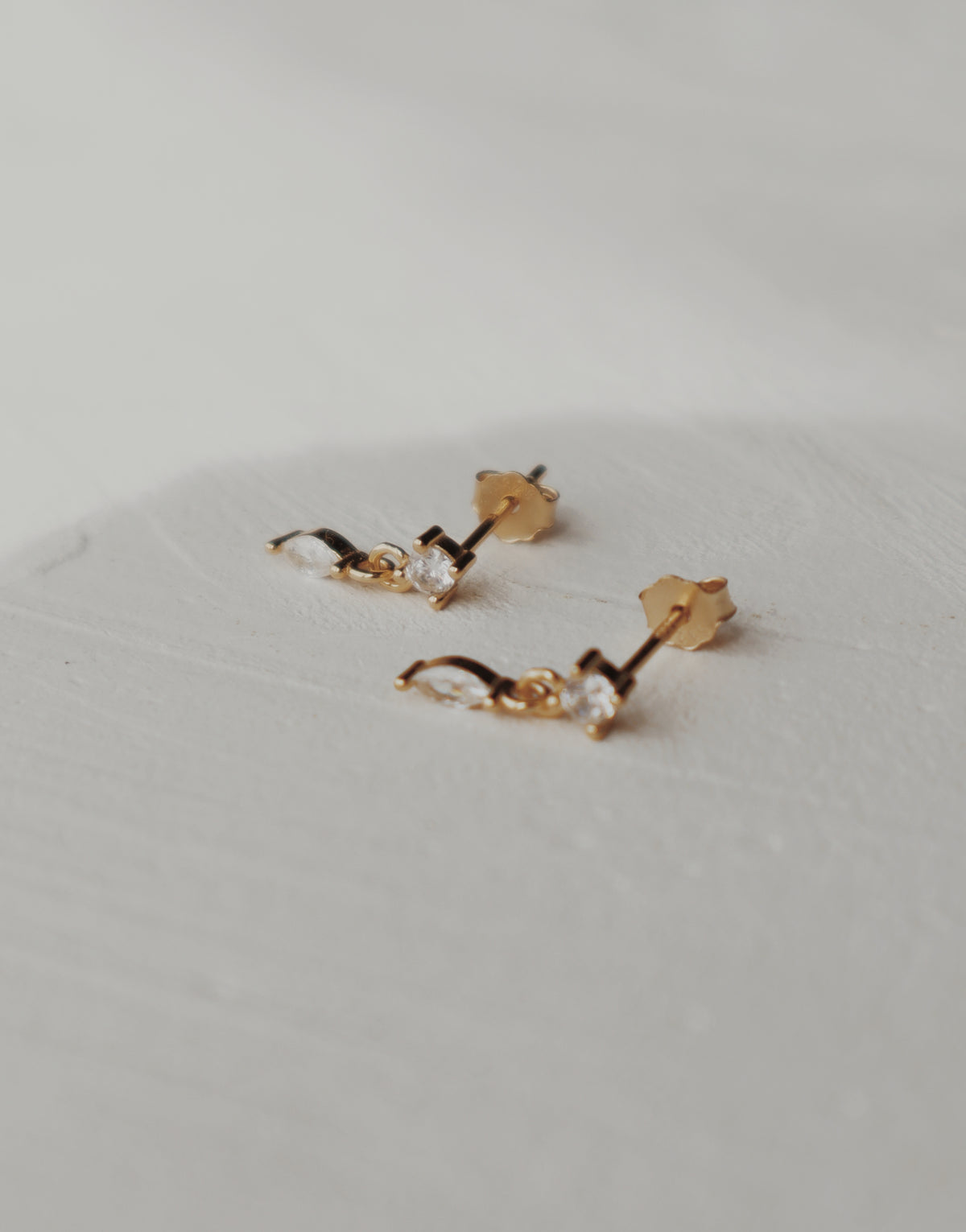 Morning Dew Stud Earrings