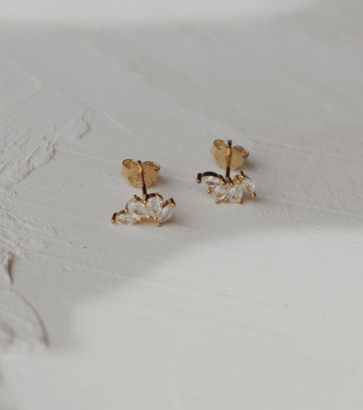 Marquise Petal Stud Earrings