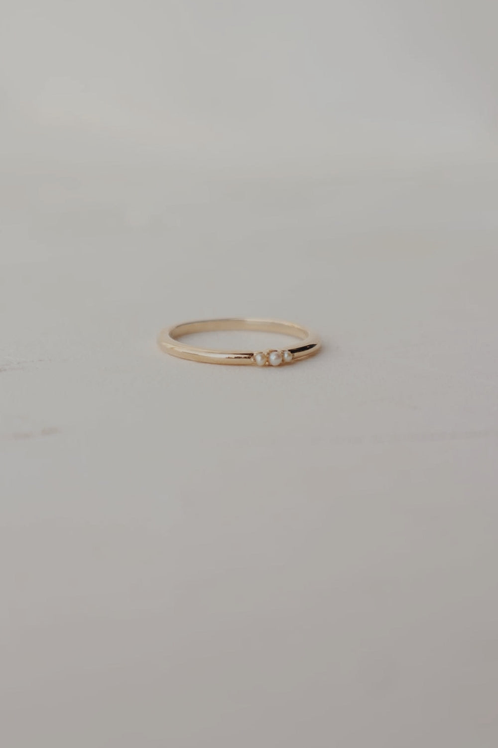 10k Bella Pearl Ring