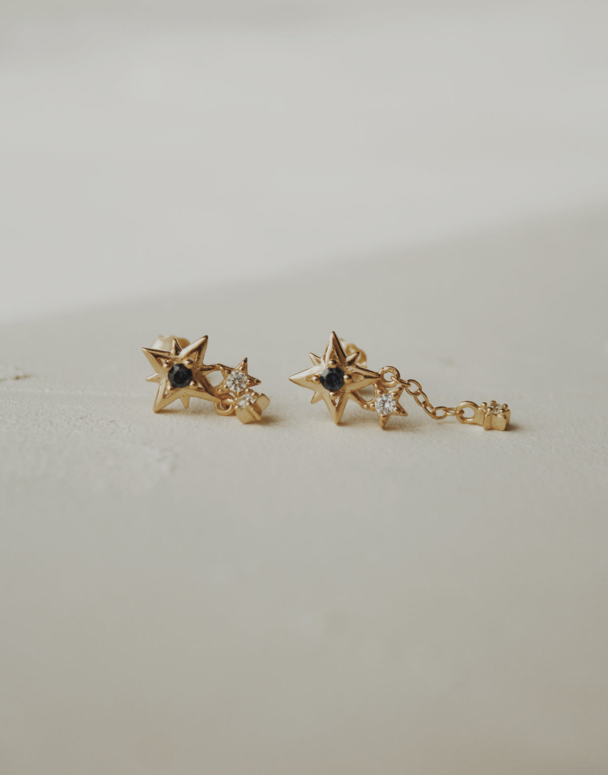 Falling Star Stud Earrings