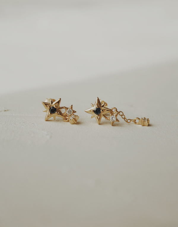 Falling Star Stud Earrings