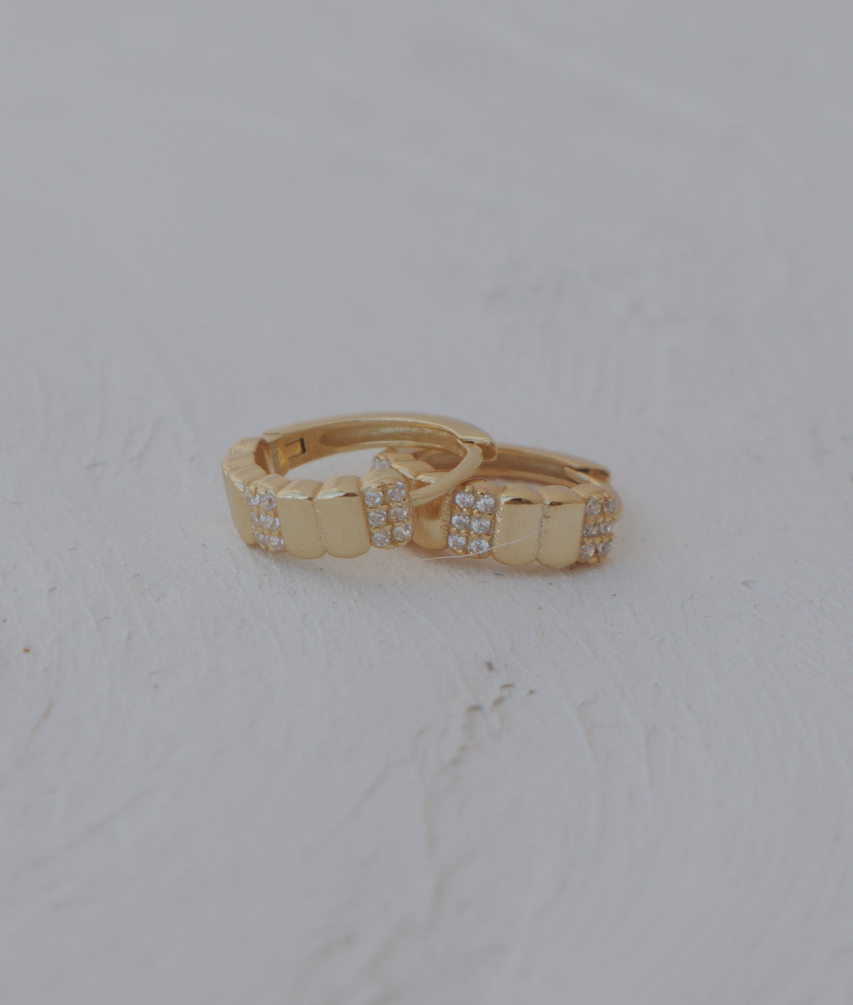 Sibyl Huggie Hoop Earrings