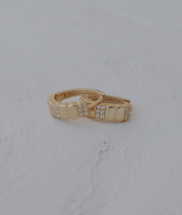 Sibyl Huggie Hoop Earrings