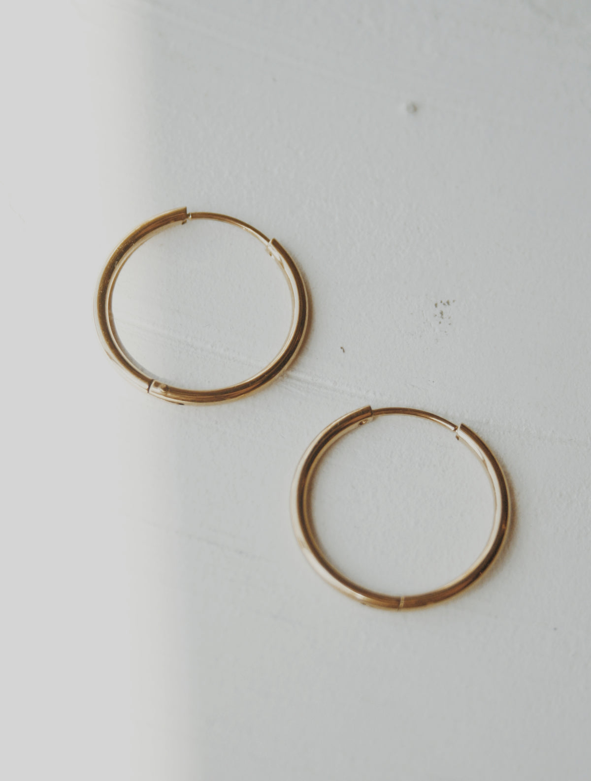 All Summer Long Huggie Hoop Earrings - Gold