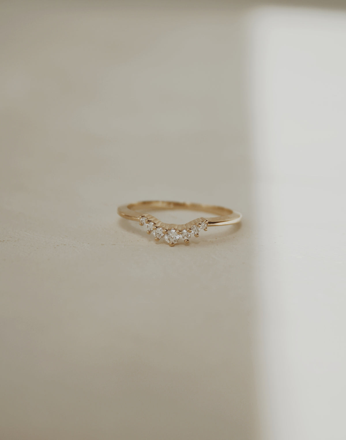 Polly Contour Wedding Ring
