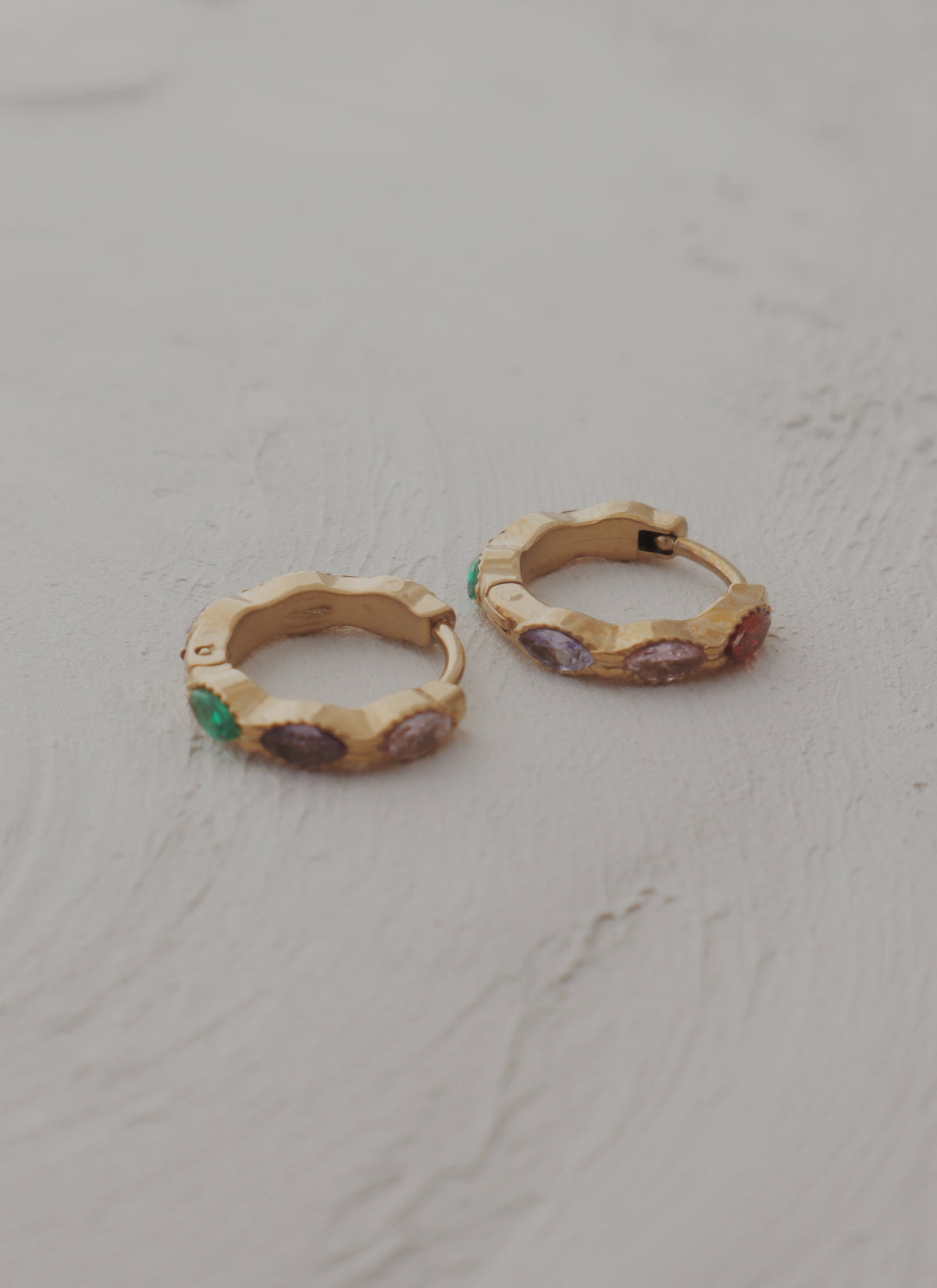 Twinkling Lights Huggie Hoop Earrings