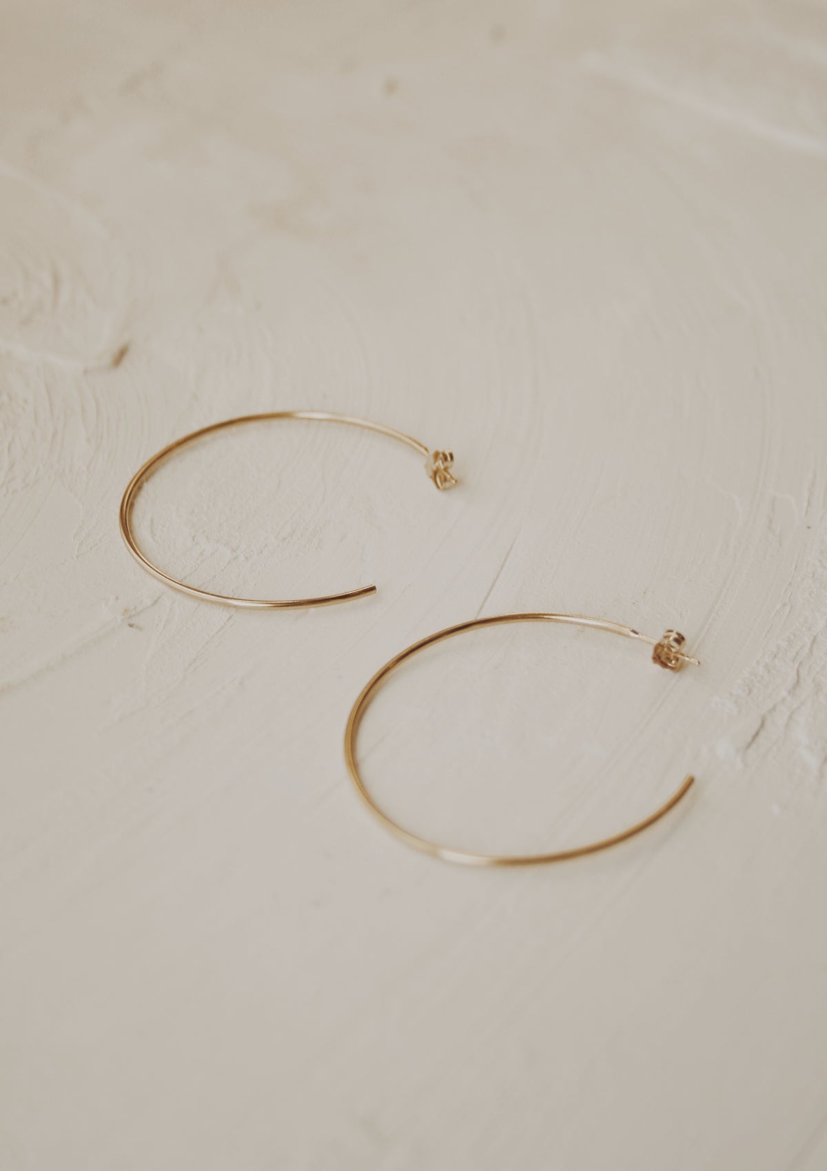 Amalie Large Hoop Earrings- Gold Filled