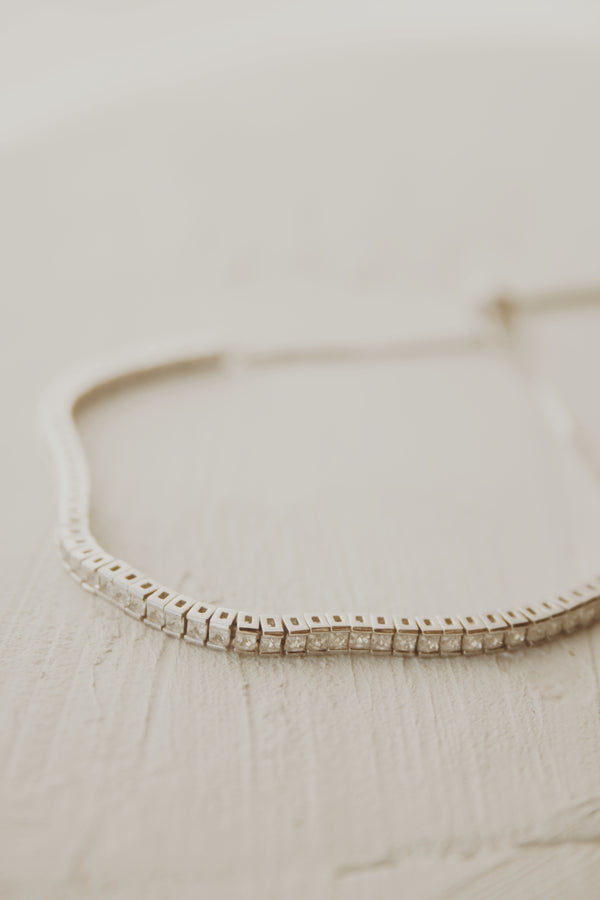 Blythe Baguette Tennis Bracelet- Vermeil