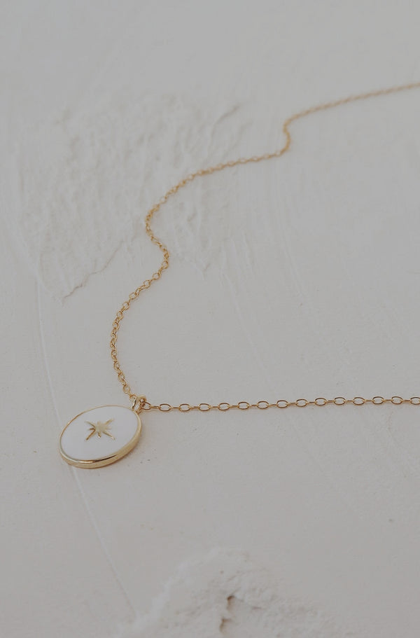 Enamel Star Necklace