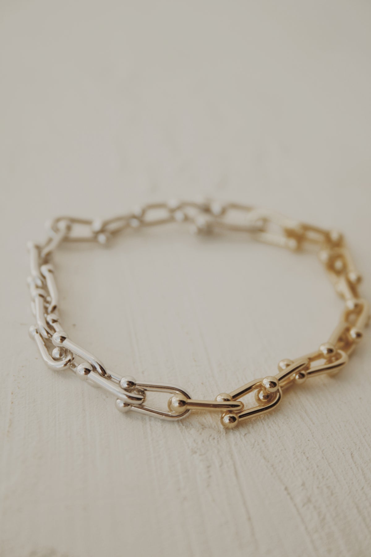 Maddox Mixed Metals Bracelet- Vermeil