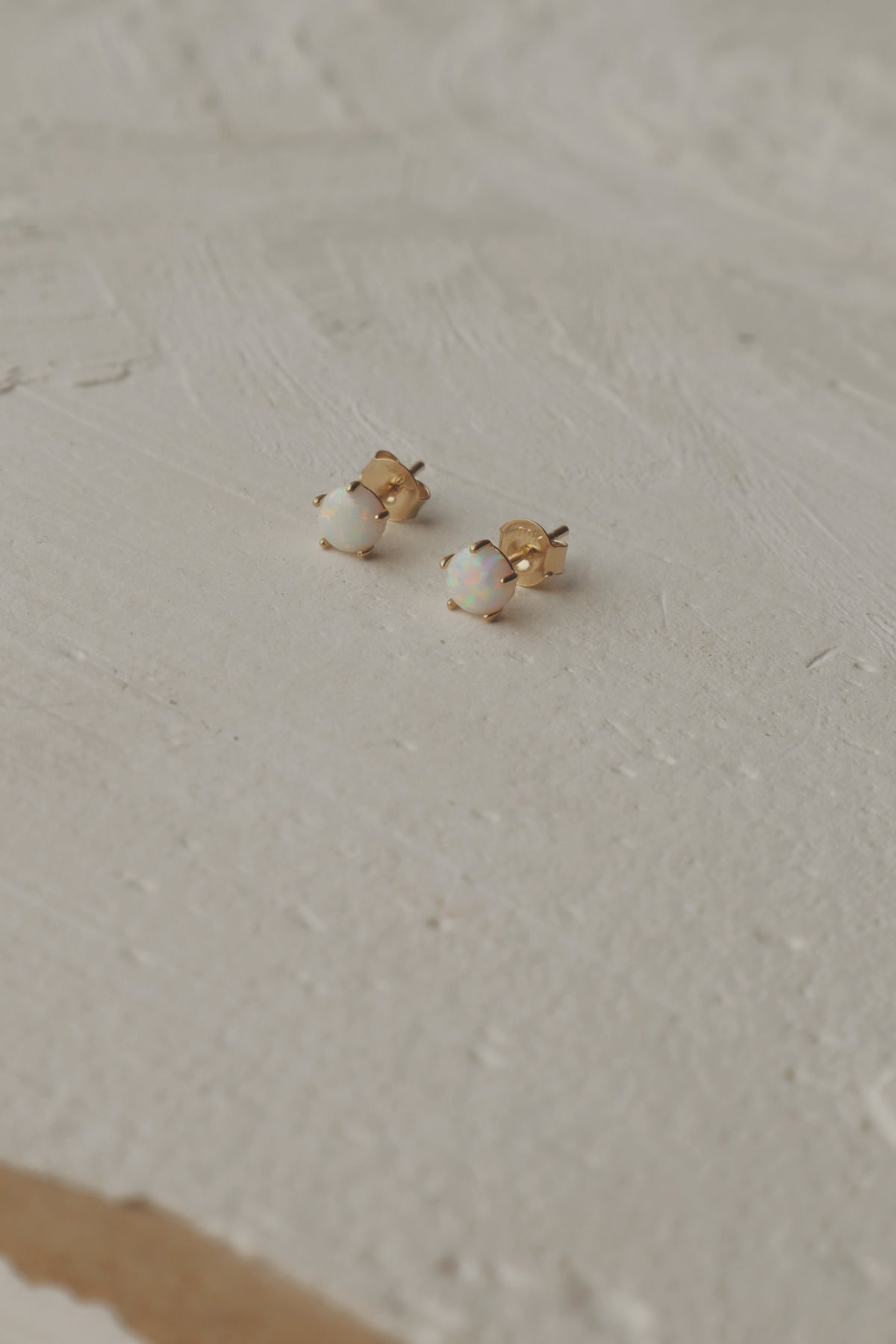 10k Opal Stud Earrings