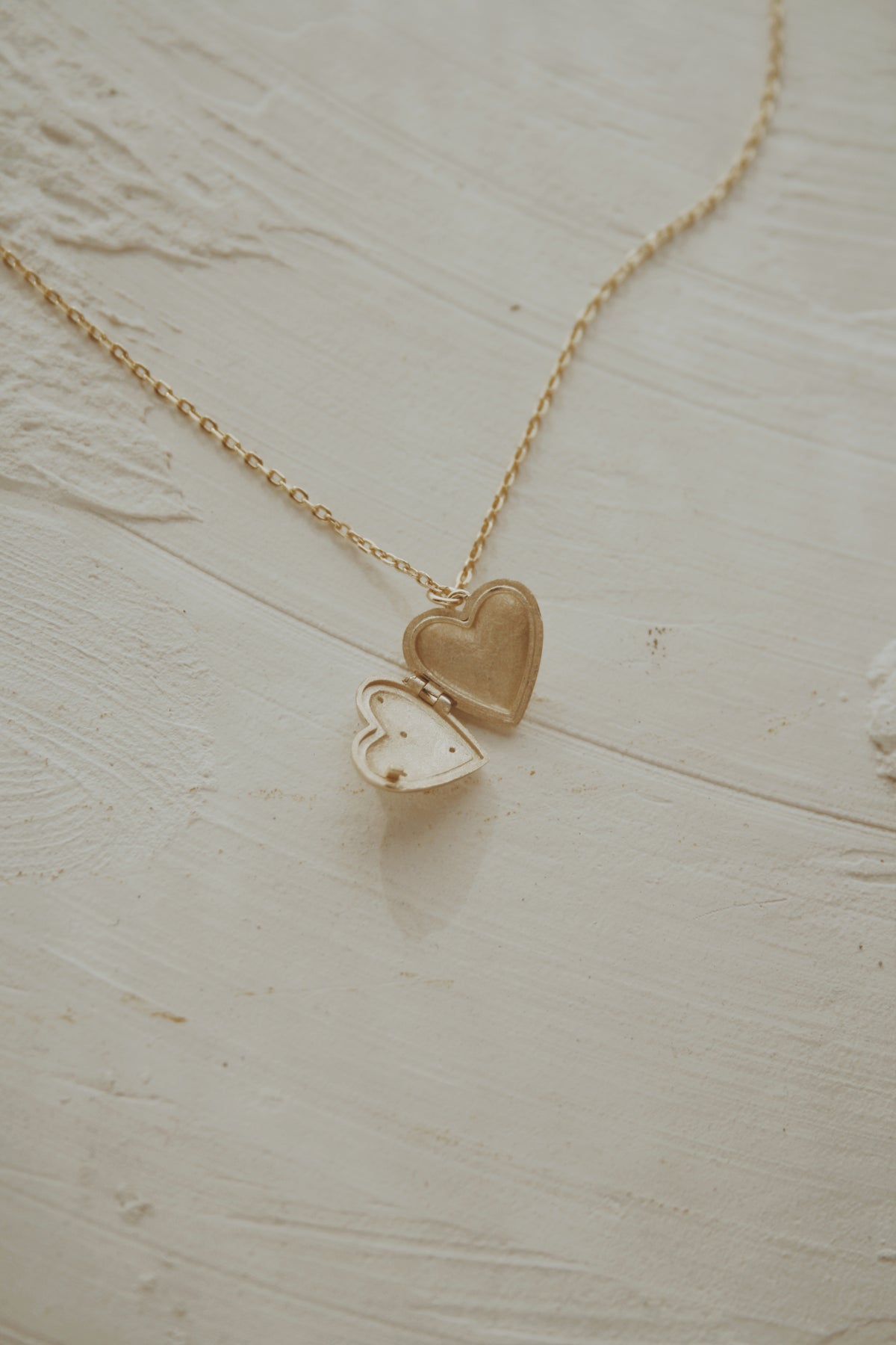 Star-crossed Lovers Locket Necklace- Vermeil