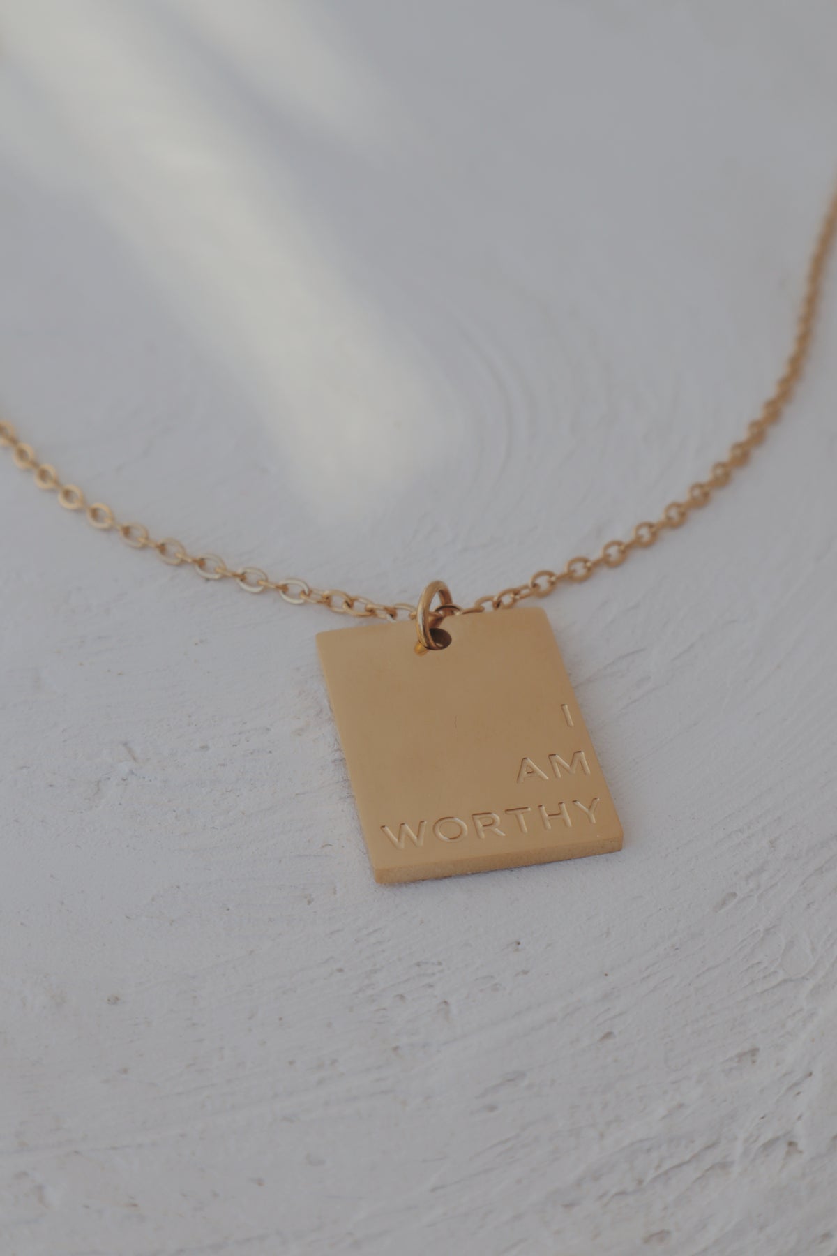 I Am Worthy Necklace