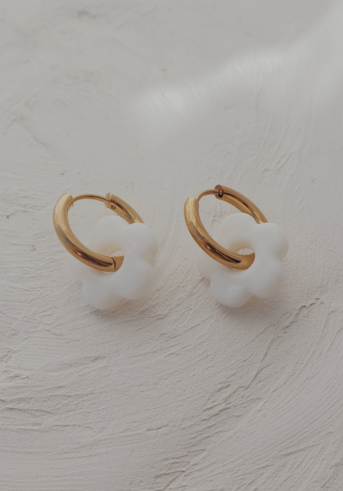 Sugar Cookie Huggie Hoop Earrings