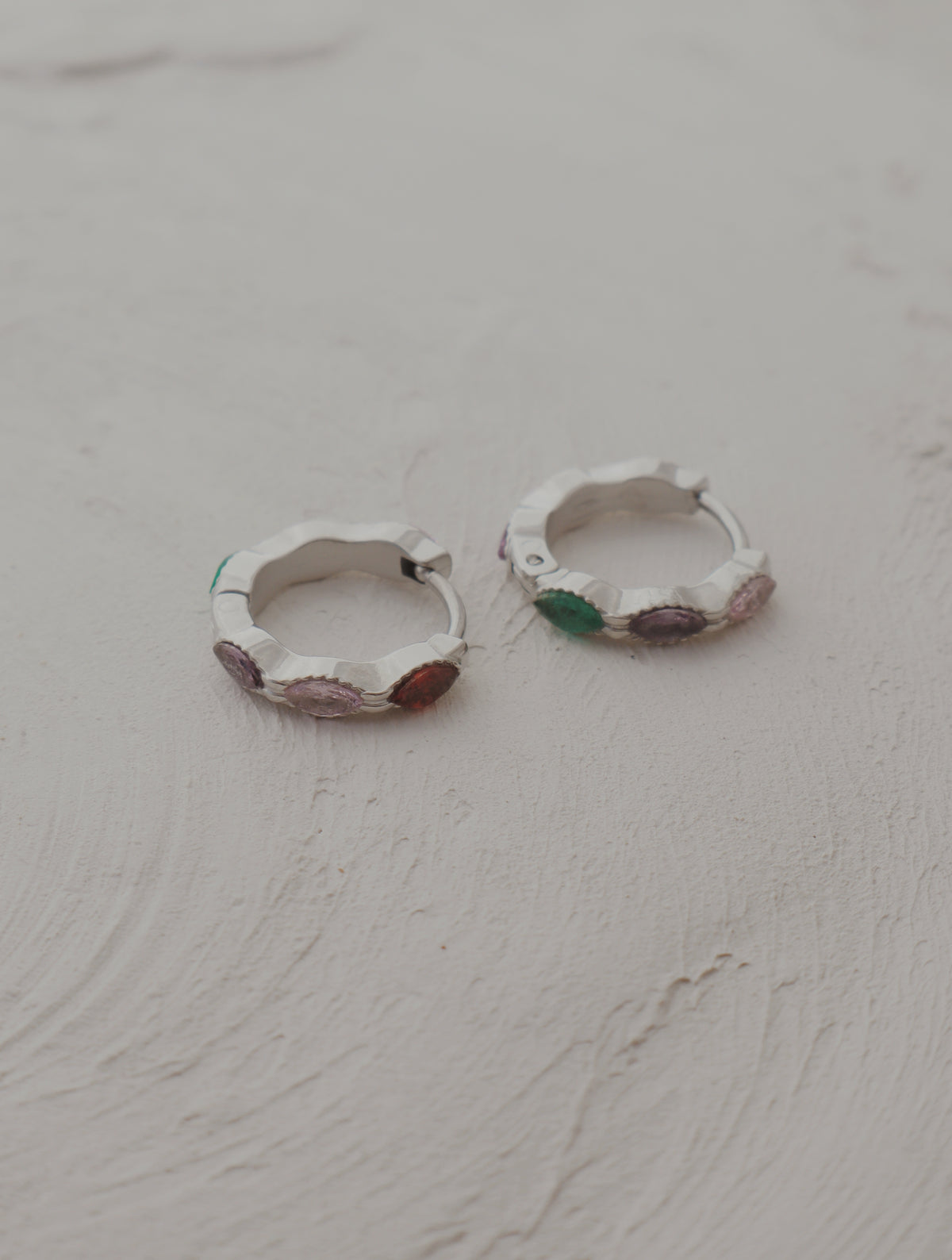 Twinkling Lights Huggie Hoop Earrings