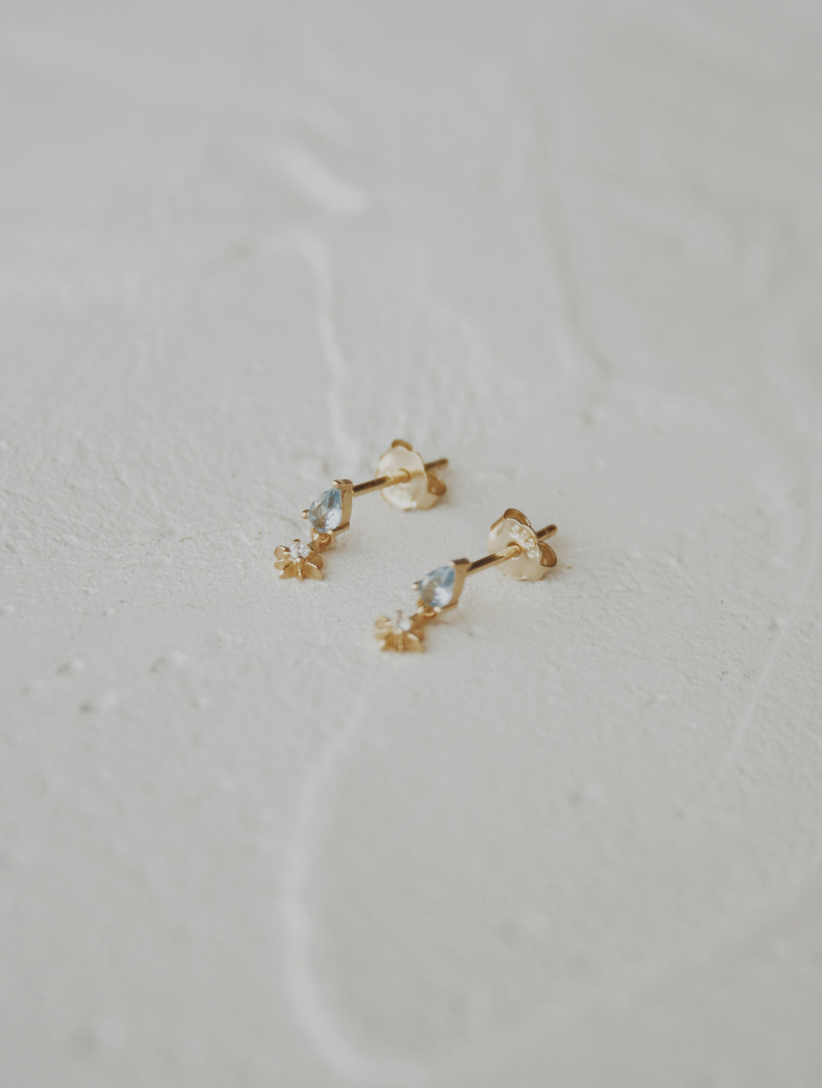 Space Drops Stud Earrings