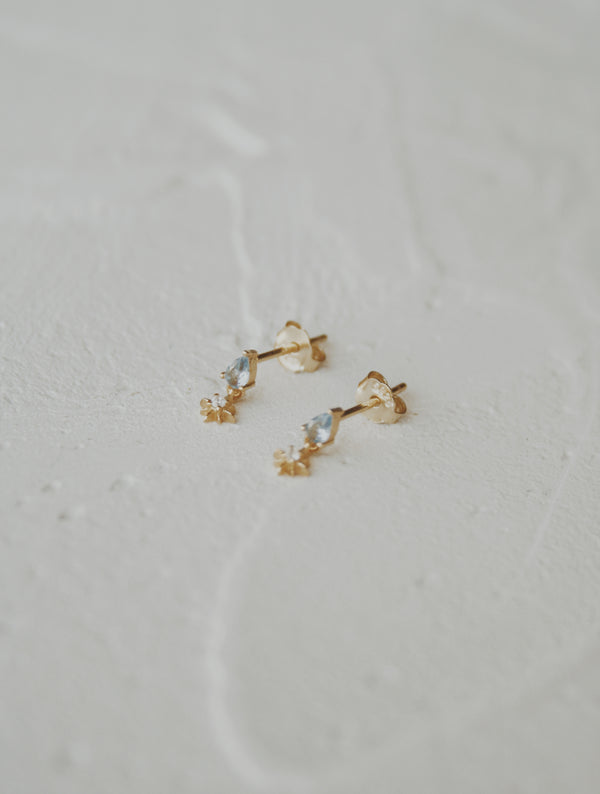 Space Drops Stud Earrings
