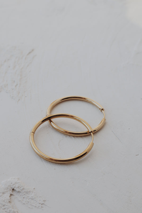 Lydia Huggie Hoop Earrings