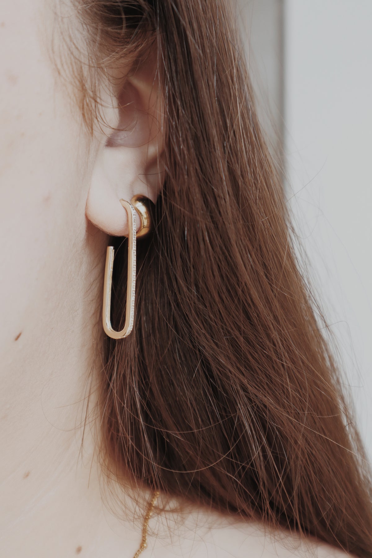 Ariya Pave Vermeil Studs