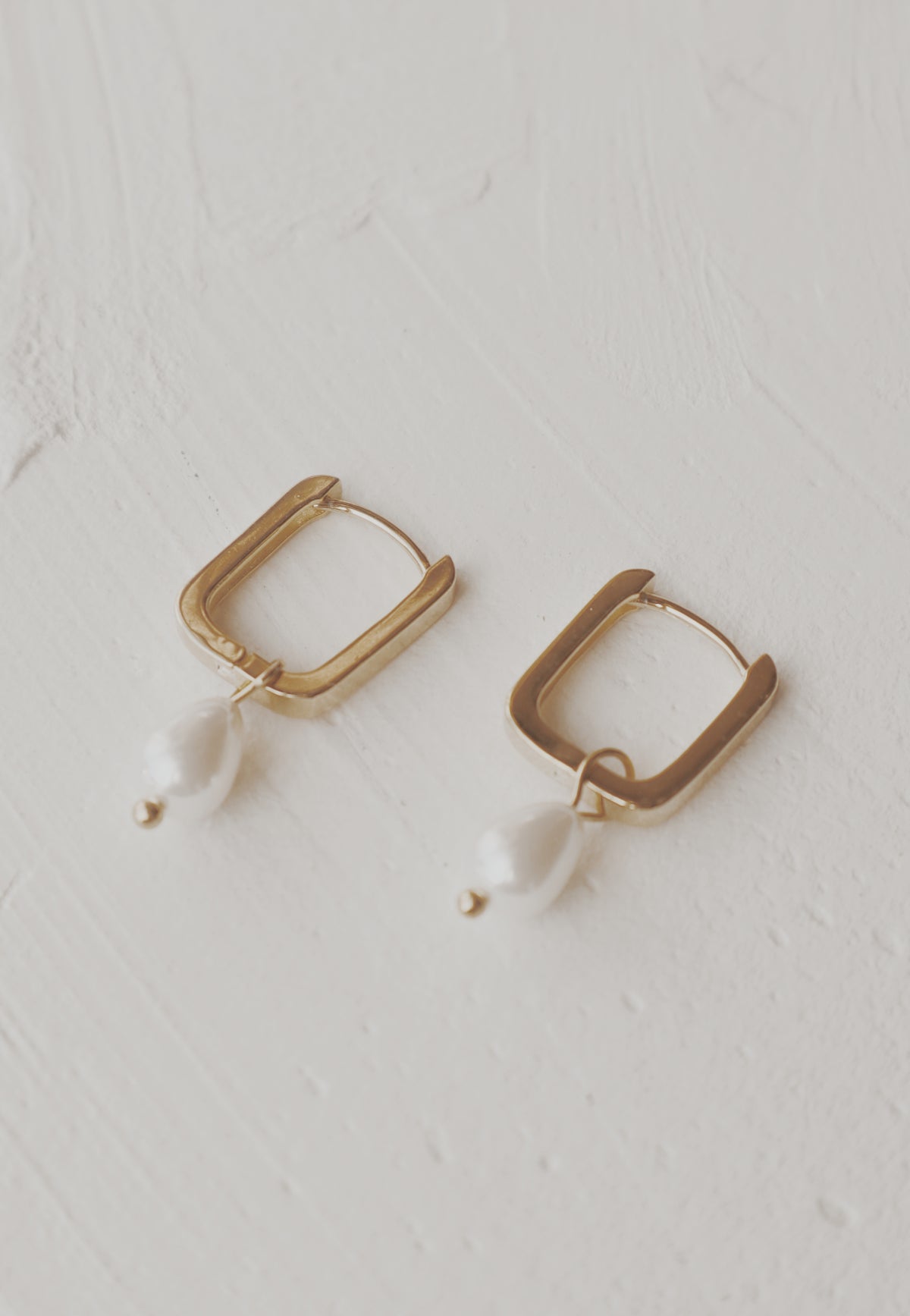 Nava Pearl Hoop Earrings