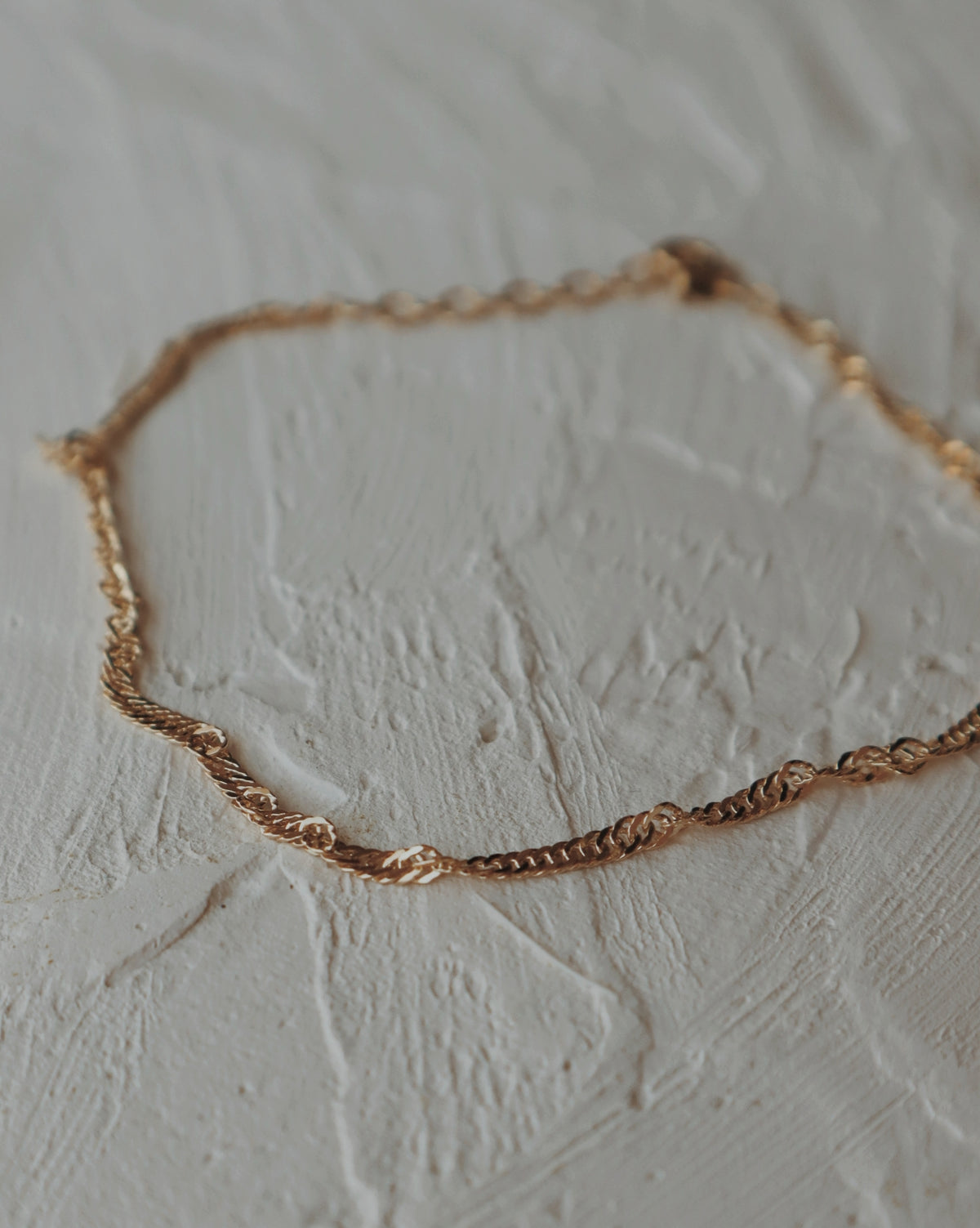 Singapore Vermeil Anklet