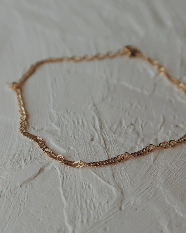 Singapore Vermeil Anklet