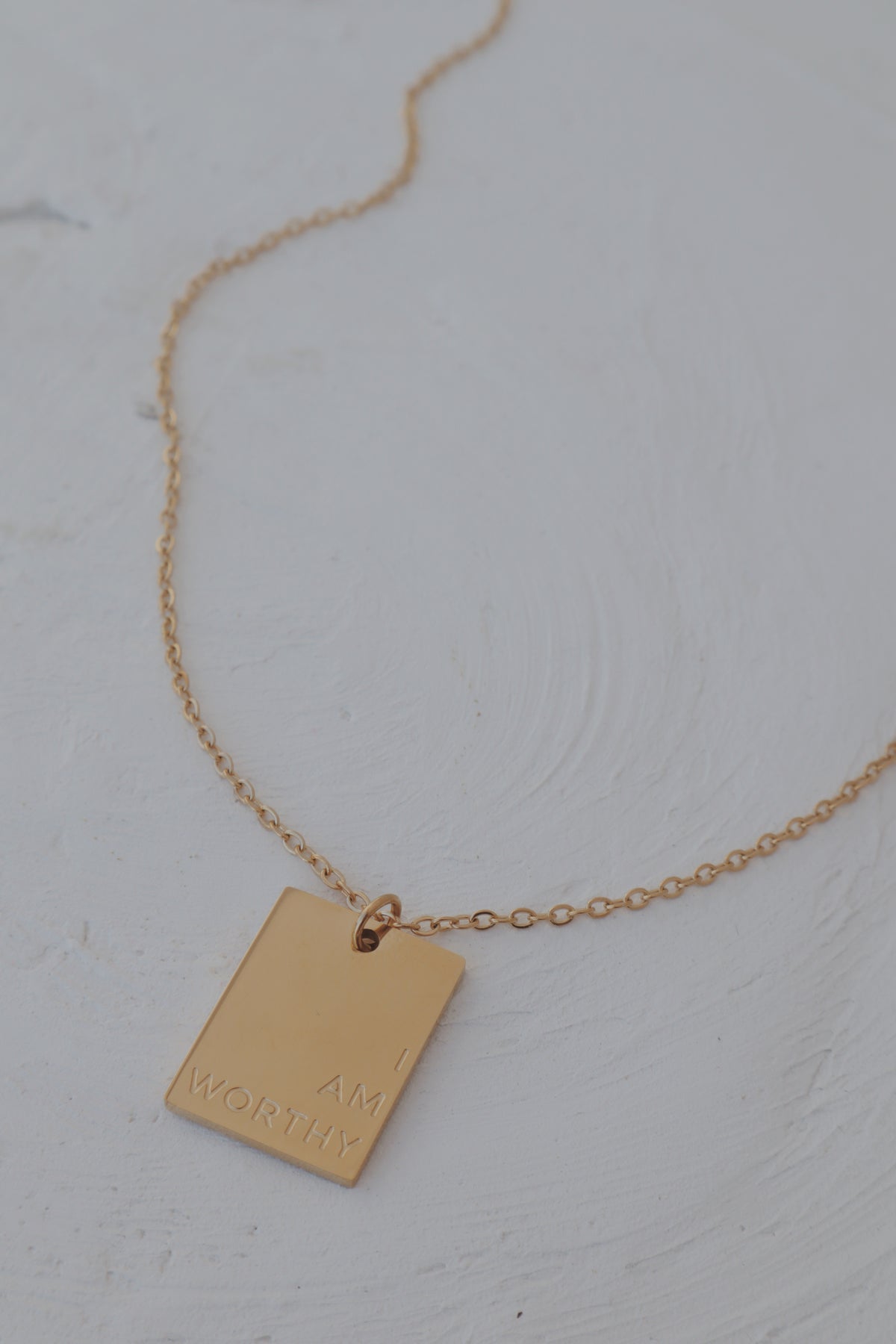 I Am Worthy Necklace