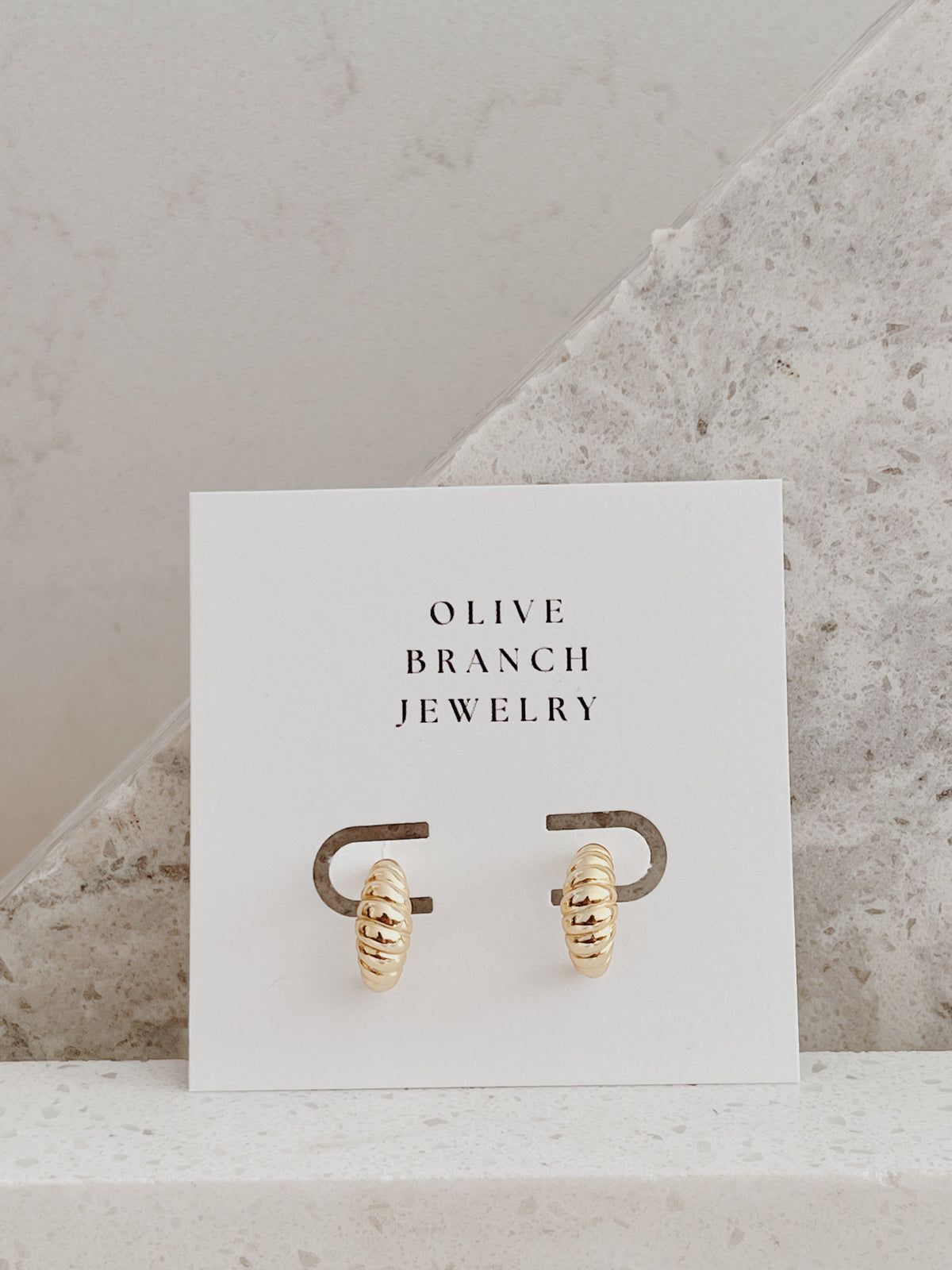 Croissant Vermeil Hoops