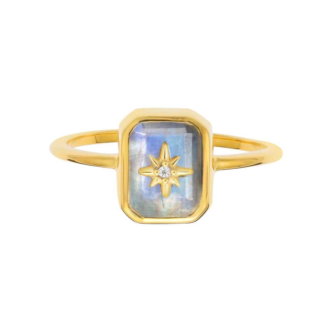 Evermore Moonstone Vermeil Ring