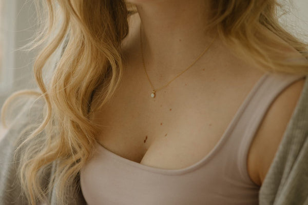 Opal Dot Necklace